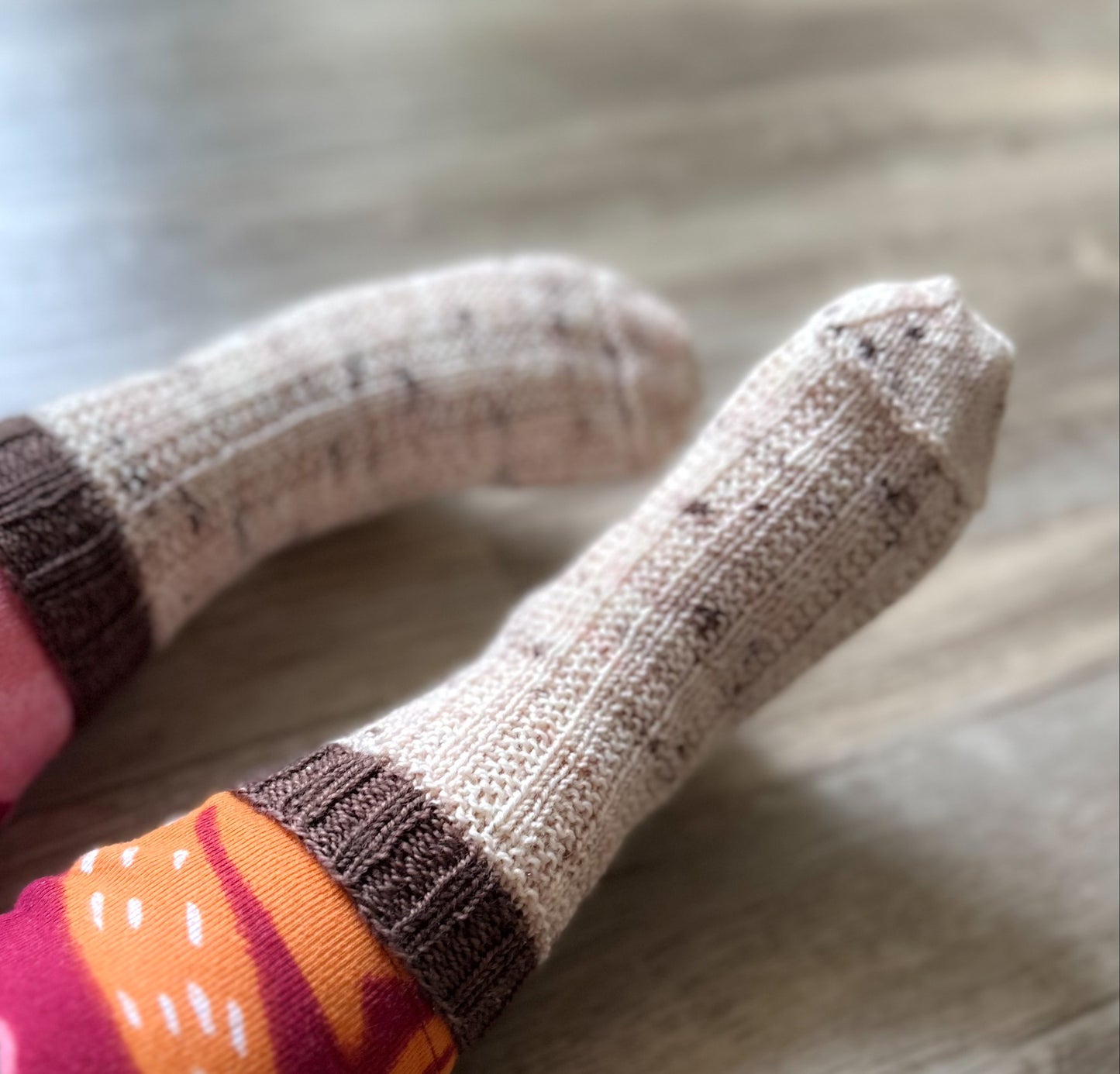Moose Tracks Socks (Part of Vanilla Sundae Sock Set)
