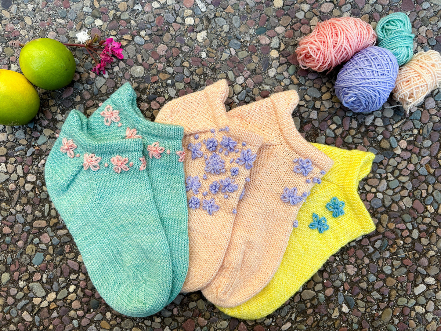 Summertime Granita Socks (Part of Vanilla Sundae Sock Set)