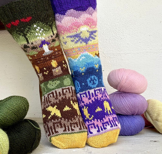 Socks of the Hero (Legend of Zelda) - Digital Knitting Pattern