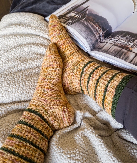 Wayward Socks - Knitting Pattern PDF