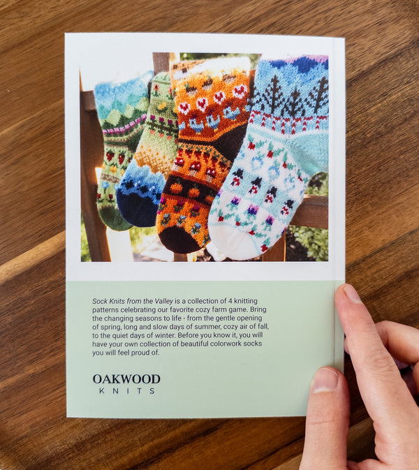 "Sock Knits From the Valley" - Stardew Socks Knitting Patterns (Print Book + Digital Download)