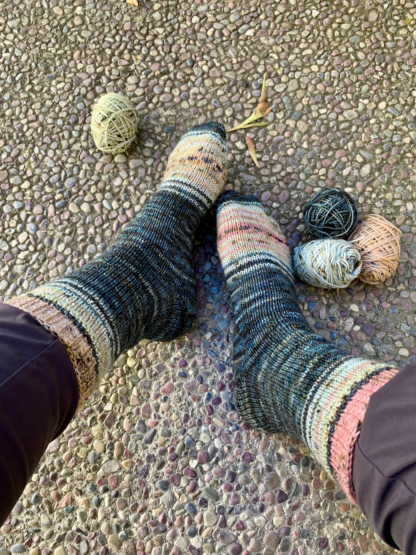 Sundown Sock Set - Knitting Pattern PDF