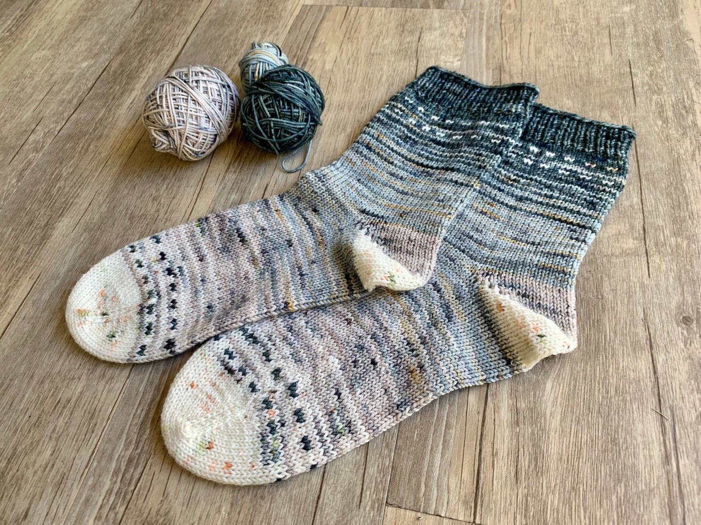 Sundown Sock Set - Knitting Pattern PDF