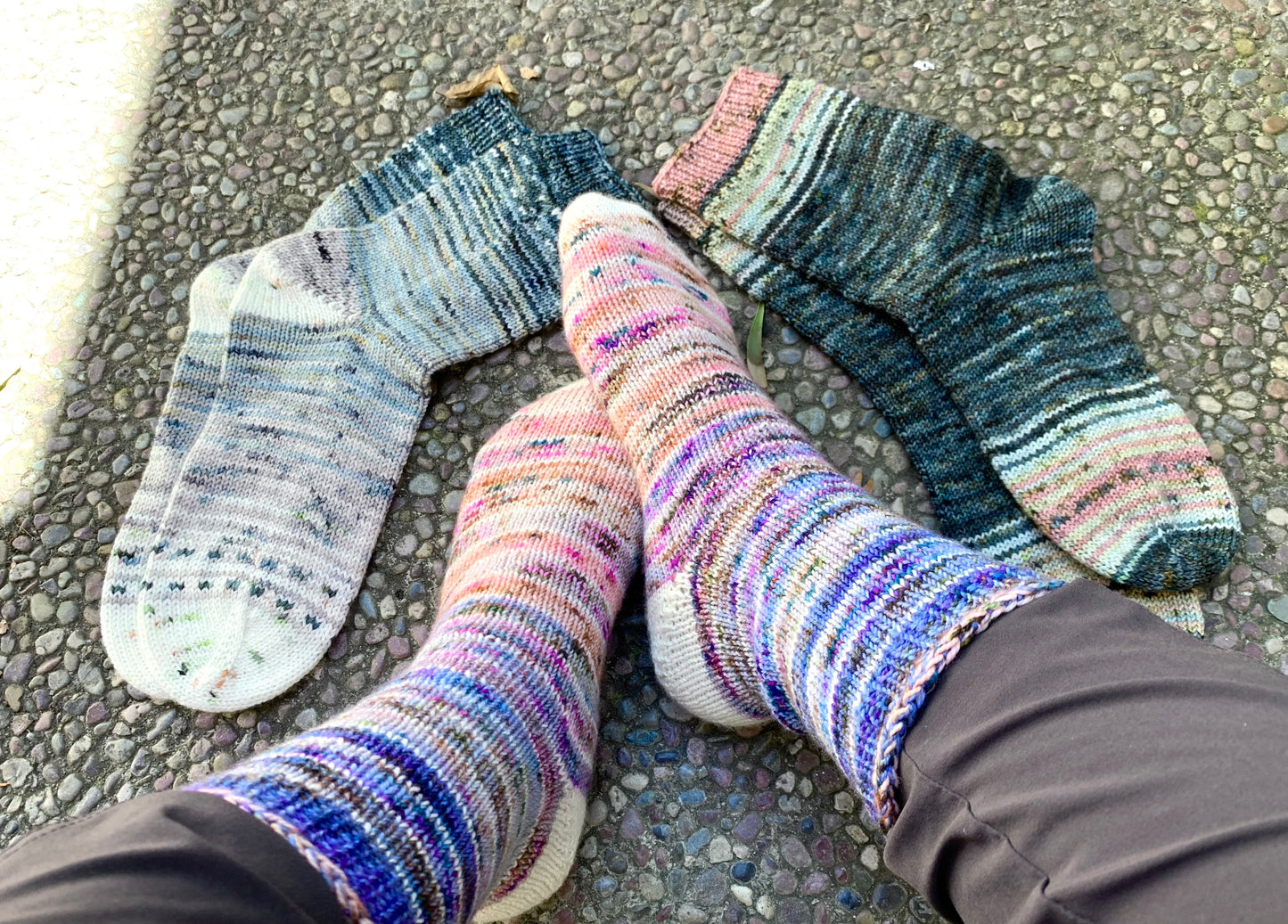 Sundown Sock Set - Knitting Pattern PDF