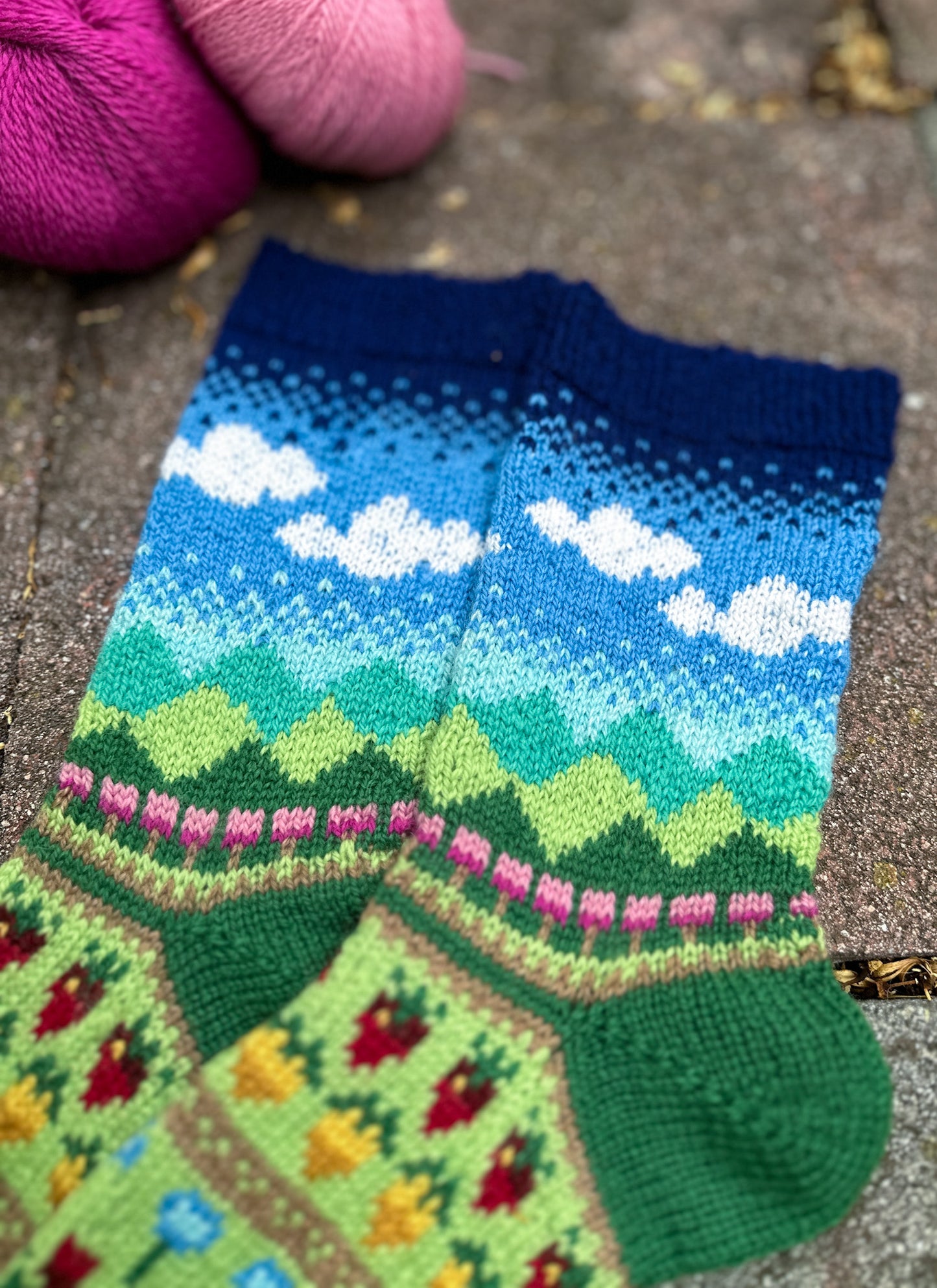 Spring (The Valley Comes Alive) - Knitting Pattern PDF