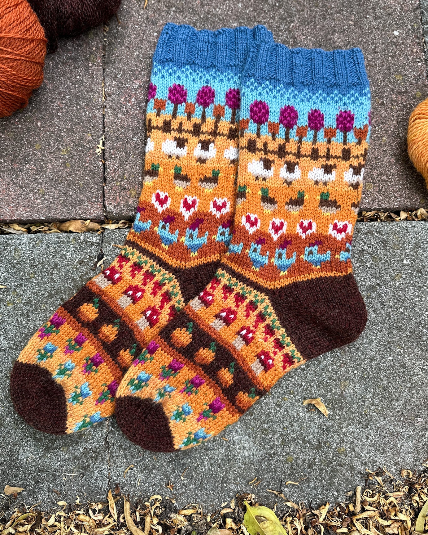 Fall (The Smell of Mushrooms) - Knitting Pattern PDF