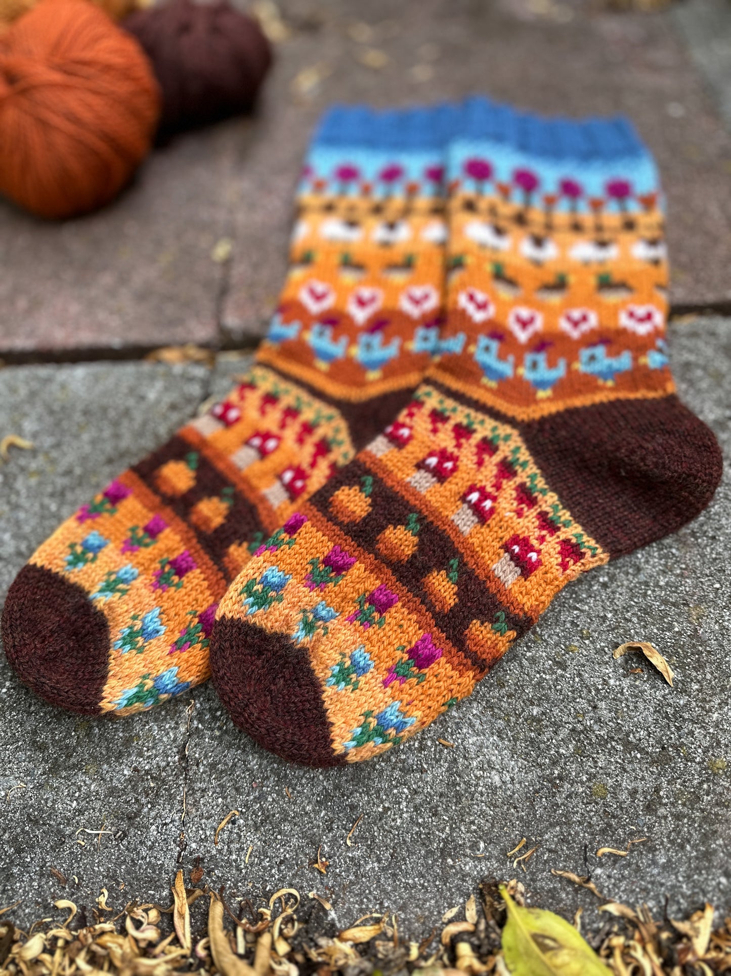 Fall (The Smell of Mushrooms) - Knitting Pattern PDF