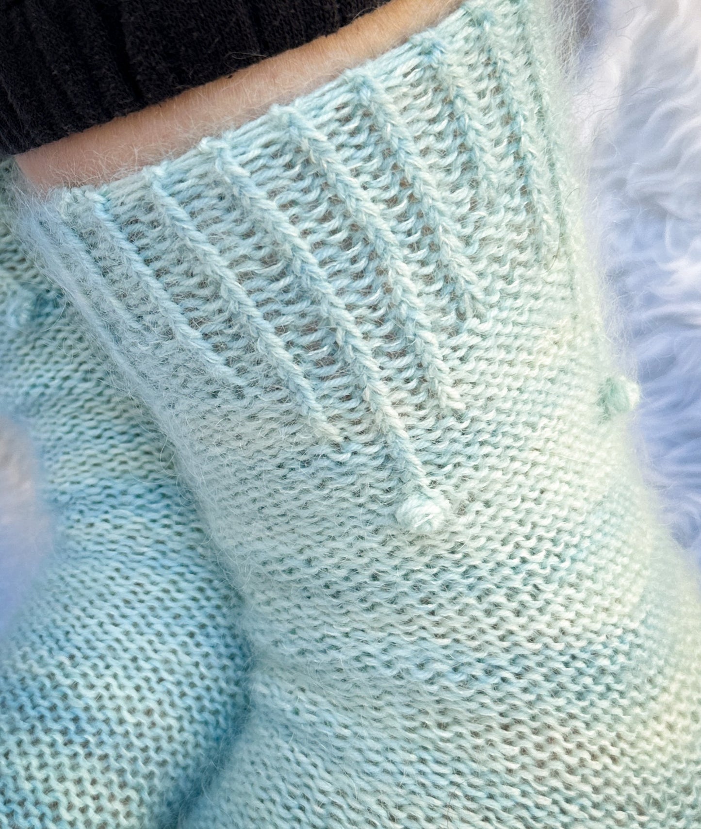 Snow Cone Socks - Knitting Pattern PDF