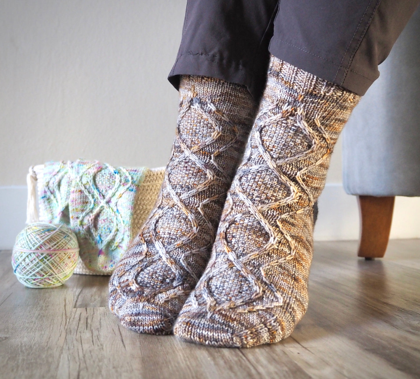 Pathways Socks - Knitting Pattern PDF