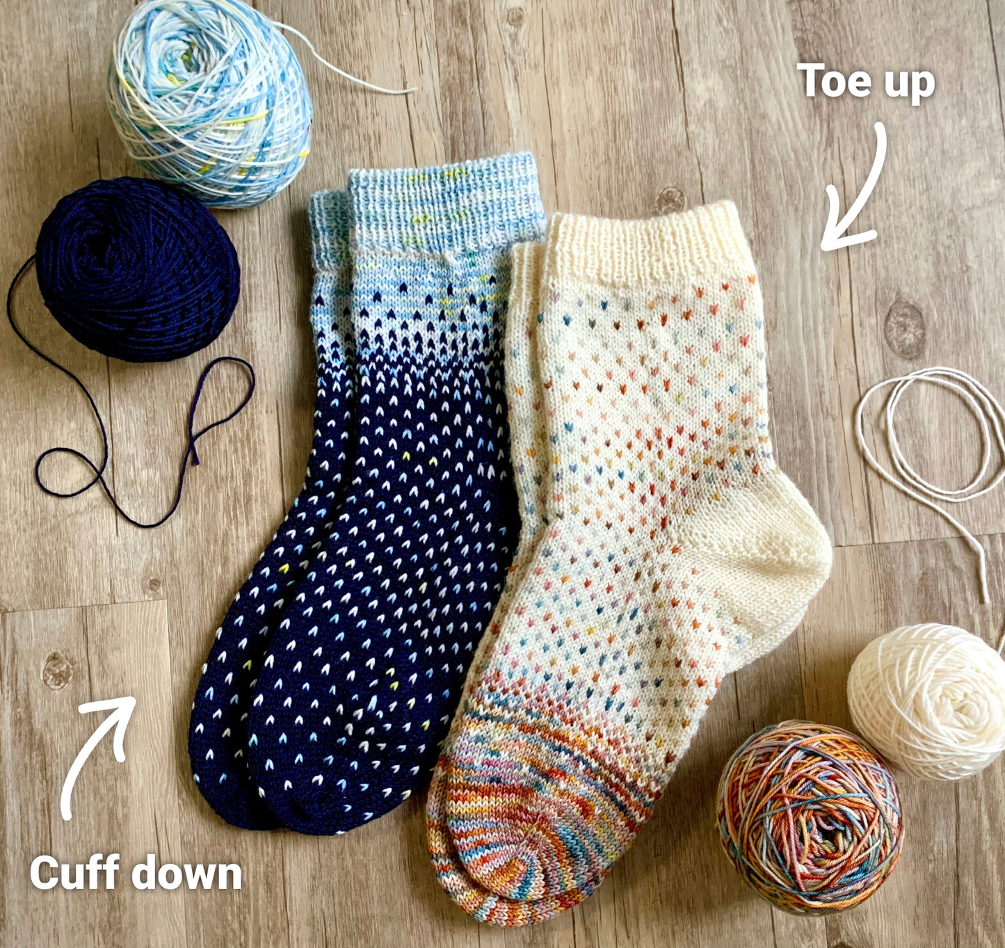 Sprinkle Socks - Knitting Pattern PDF